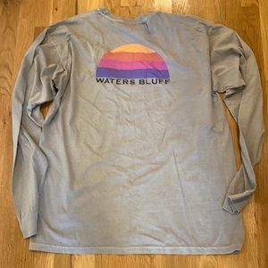 Waters Bluff comfort colors tee